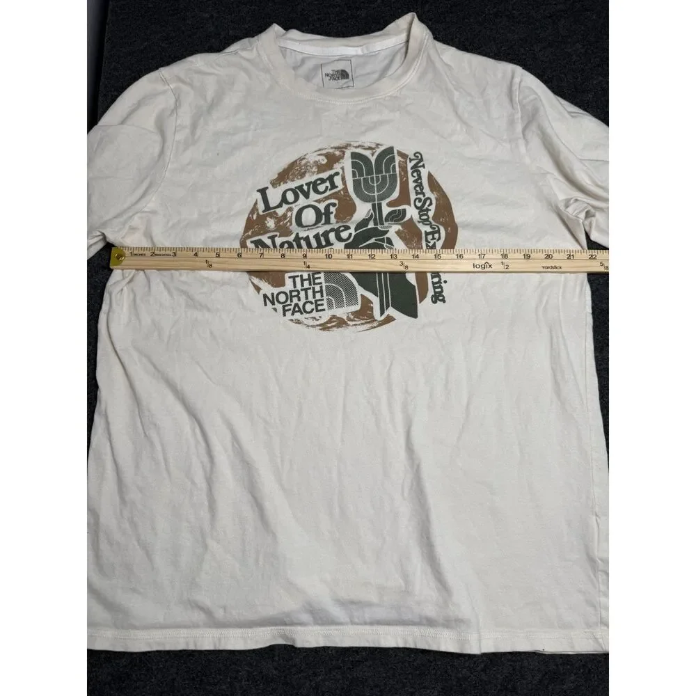 The North Face Tee Men’s White Graphic Logo Crew Neck T-Shirt XL